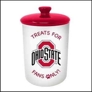 Ohio State Buckeyes Pet Treat Canister